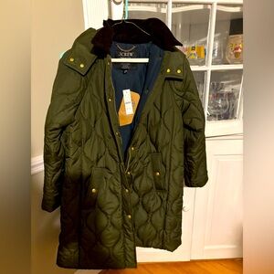 NWT J CREW STOWE PARKA